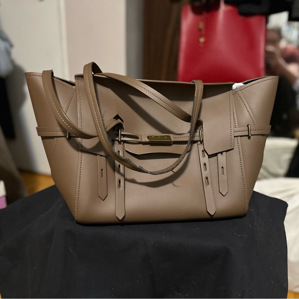 ZAC Zac Posen Grey Satchel Bag